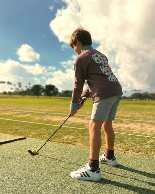 KIDS Crewneck Vertical Burdungy