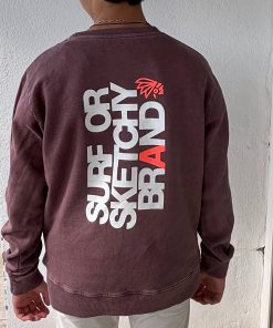 Crewneck Vertical Burdungy
