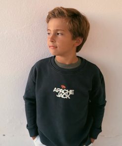 KIDS Crewneck Vertical Navy