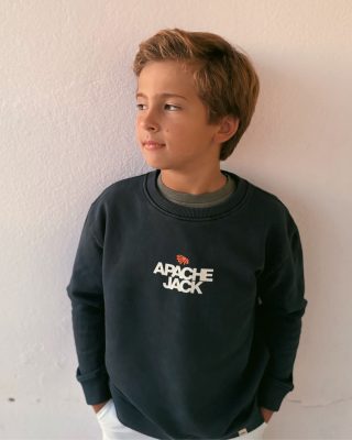 KIDS Crewneck Vertical Navy