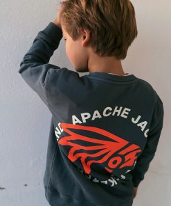 KIDS Crewneck Stamp Blue