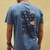 T-shirt Vertical Indigo